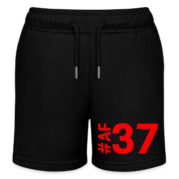 AF37-KARTON - Kinder Organic Joggingshorts Mini Bolter von Stanley/Stella - Schwarz - Vorne