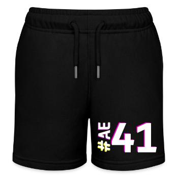 AE41-KARTON - Kinder Organic Joggingshorts Mini Bolter von Stanley/Stella - Schwarz - Vorne