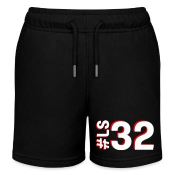 LS32 - Kinder Organic Joggingshorts Mini Bolter von Stanley/Stella - Schwarz - Vorne