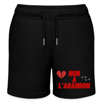 NICHT VERLASSEN - Kinder Organic Joggingshorts Mini Bolter von Stanley/Stella - Schwarz - Vorne