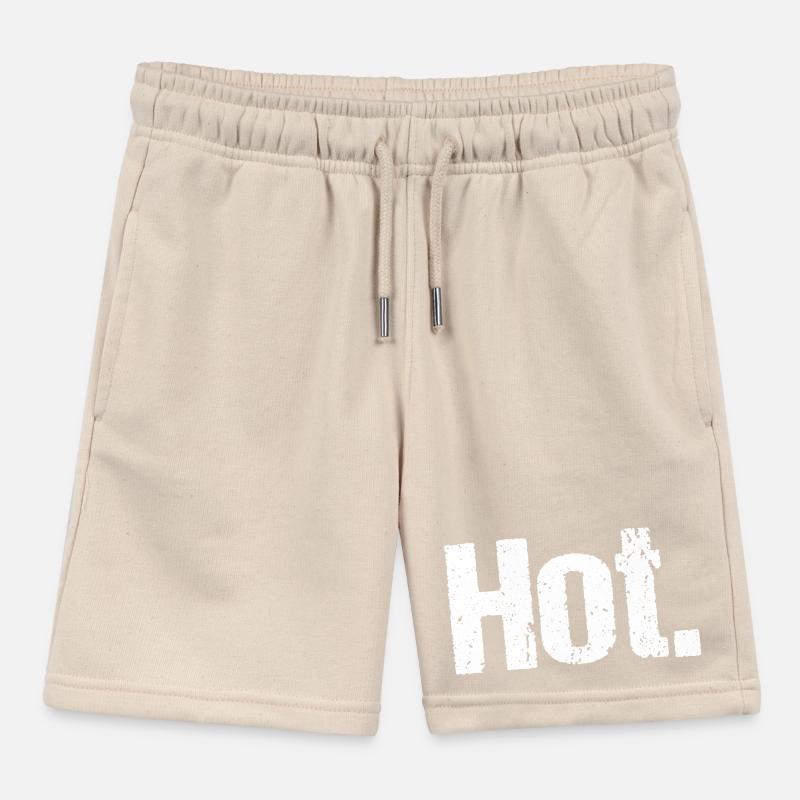 Caliente. Pantalón corto deportivo infantil orgánico de Stanley/Stella
