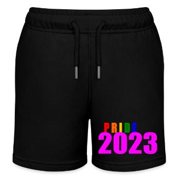 Pride 2023 - Short de jogging enfant bio Stanley/Stella - noir - Devant
