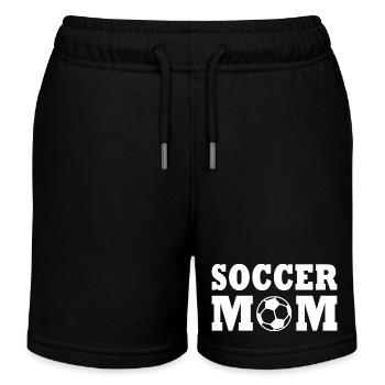 Soccer mom - Kinder Organic Joggingshorts Mini Bolter von Stanley/Stella - Schwarz - Vorne