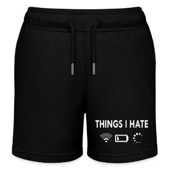 Dinge die ich hasse - Kinder Organic Joggingshorts Mini Bolter von Stanley/Stella - Schwarz - Vorne