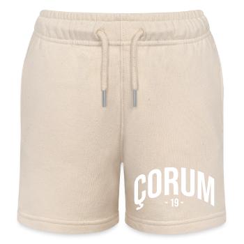 Corum 19 Turquie Türkiye TR Cadeau Vacances Turc - Short de jogging enfant bio Stanley/Stella - écru doux - Devant