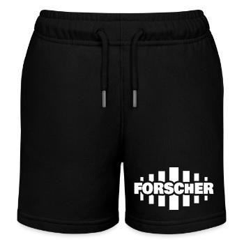 Researcher as a profession - Kids Organic Sweat Shorts by Stanley/Stella - black - Front