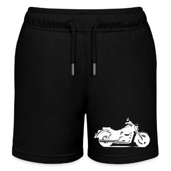 Motorrad - Kinder Organic Joggingshorts Mini Bolter von Stanley/Stella - Schwarz - Vorne