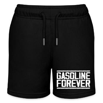 Benzin für immer - Kinder Organic Joggingshorts Mini Bolter von Stanley/Stella - Schwarz - Vorne