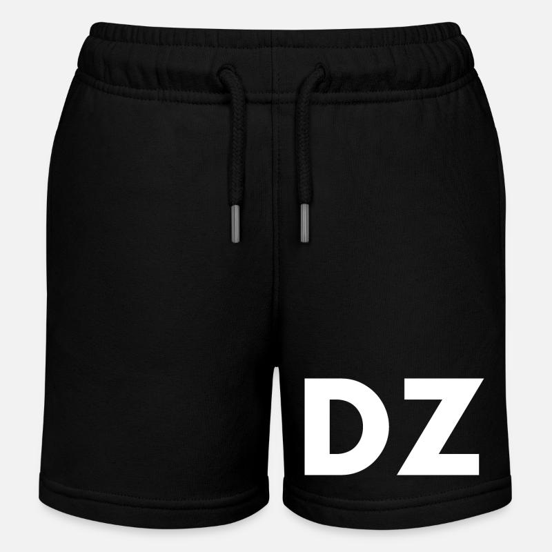 Dz - Short de jogging enfant bio Stanley/Stella - noir