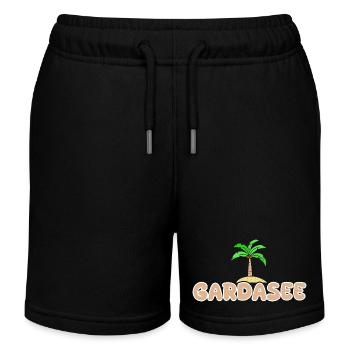 Lac de Garde Lac de Garde - Short de jogging enfant bio Stanley/Stella - noir - Devant