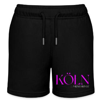 Köln meine Heimat - Kinder Organic Joggingshorts Mini Bolter von Stanley/Stella - Schwarz - Vorne