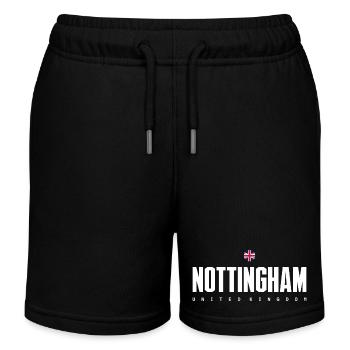 Emblème de la ville de Nottingham - Short de jogging enfant bio Stanley/Stella - noir - Devant