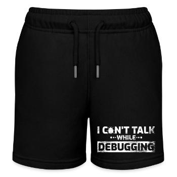 Software Developer Joke - Kids Organic Sweat Shorts by Stanley/Stella - black - Front