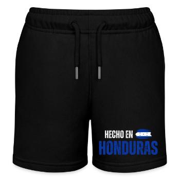 Made in Honduras, Honduran pride - Kids Organic Sweat Shorts by Stanley/Stella - black - Front