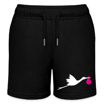 Cigogne Cigogne Fille - Short de jogging enfant bio Stanley/Stella - noir - Devant