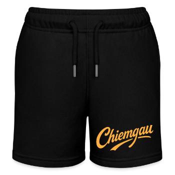 Lettrage Chiemgau Bavière - Short de jogging enfant bio Stanley/Stella - noir - Devant