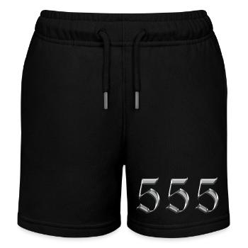 Cambio Angel Numero 555 - Pantaloncini sport bambino bio di Stanley/Stella - nero - Fronte