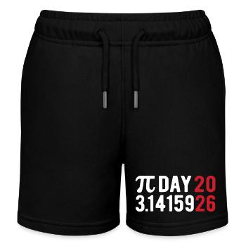Pi Day 2026 mit Zahlenspiel | Kreiszahl 3.1415 - Kinder Organic Joggingshorts Mini Bolter von Stanley/Stella - Schwarz - Vorne