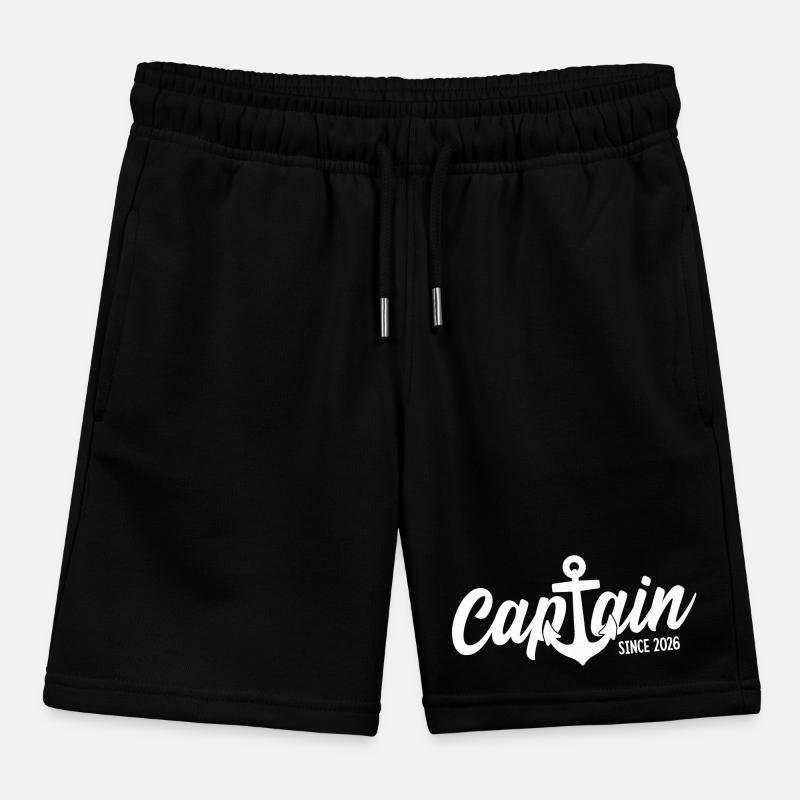 CAPTAIN 2026 CAPTAIN SINCE 2026 Kids Organic Sweat Shorts by Stanley/Stella