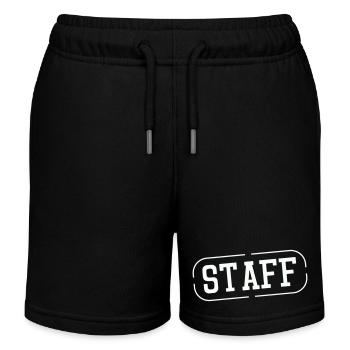 Empreinte vintage du timbre du personnel - Short de jogging enfant bio Stanley/Stella - noir - Devant