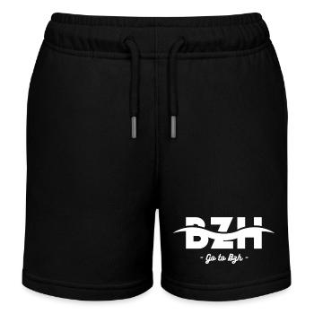 Vague BZH - Short de jogging enfant bio Stanley/Stella - noir - Devant