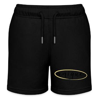 De l’or unique - Short de jogging enfant bio Stanley/Stella - noir - Devant