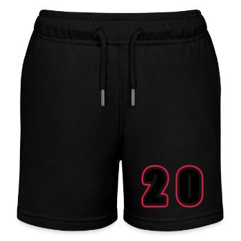20 Nombre Collège - Short de jogging enfant bio Stanley/Stella - bleu marine - Devant