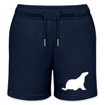 Robbe Blanc - Short de jogging enfant bio Stanley/Stella - bleu marine - Devant