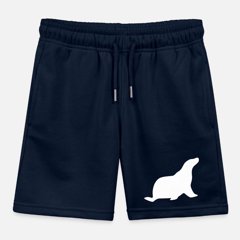 Robbe Blanc Short de jogging enfant bio Stanley/Stella