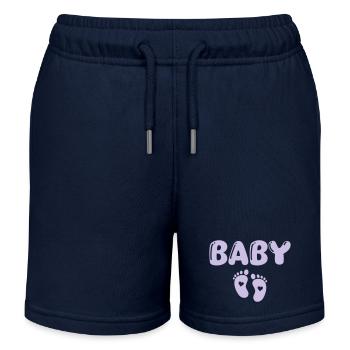 Bébé 1 - Short de jogging enfant bio Stanley/Stella - bleu marine - Devant