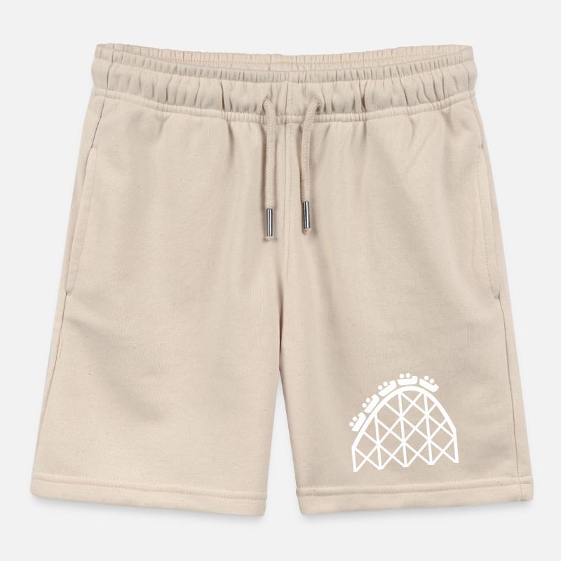 roller coaster Kids Organic Sweat Shorts by Stanley/Stella