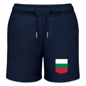 Bulgarien - Kinder Organic Joggingshorts Mini Bolter von Stanley/Stella - Navy - Vorne