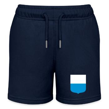 Bavière - Short de jogging enfant bio Stanley/Stella - bleu marine - Devant