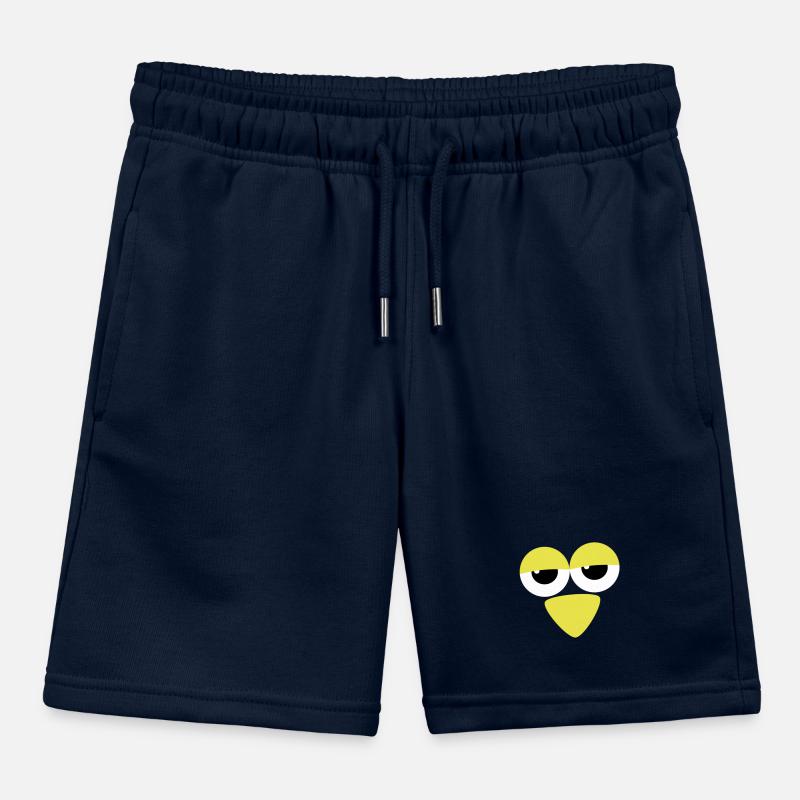 Yeux avec bec Short de jogging enfant bio Stanley/Stella