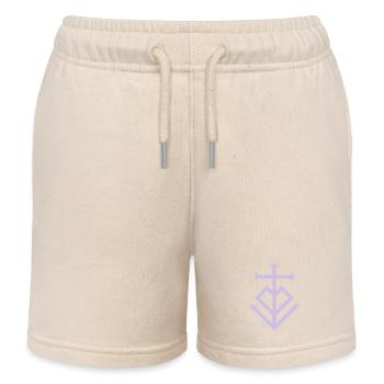 Camargue - Short de jogging enfant bio Stanley/Stella - écru doux - Devant