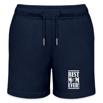 best mom ever - Kinder Organic Joggingshorts Mini Bolter von Stanley/Stella - Navy - Vorne