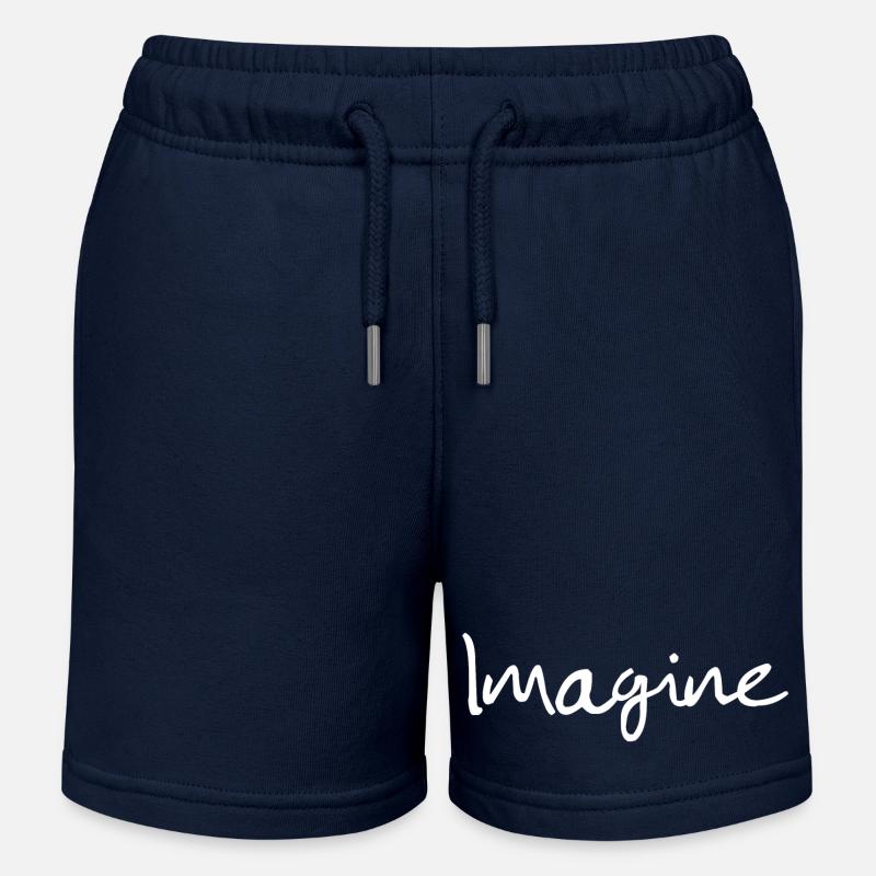 Imagine | Chemise John Song | Pull à bande - Short de jogging enfant bio Stanley/Stella - bleu marine