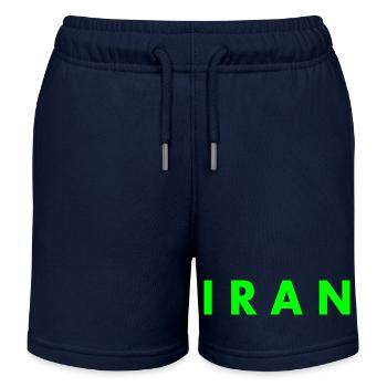 Iran - Short de jogging enfant bio Stanley/Stella - bleu marine - Devant
