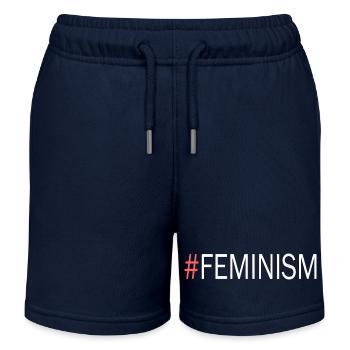 Feminism - Kinder Organic Joggingshorts Mini Bolter von Stanley/Stella - Navy - Vorne