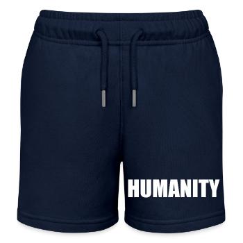 Humanity - Kids Organic Sweat Shorts by Stanley/Stella - navy - Front
