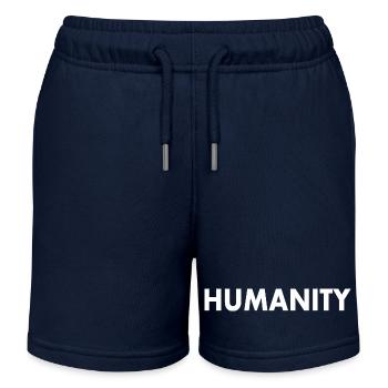Humanity - Kids Organic Sweat Shorts by Stanley/Stella - navy - Front