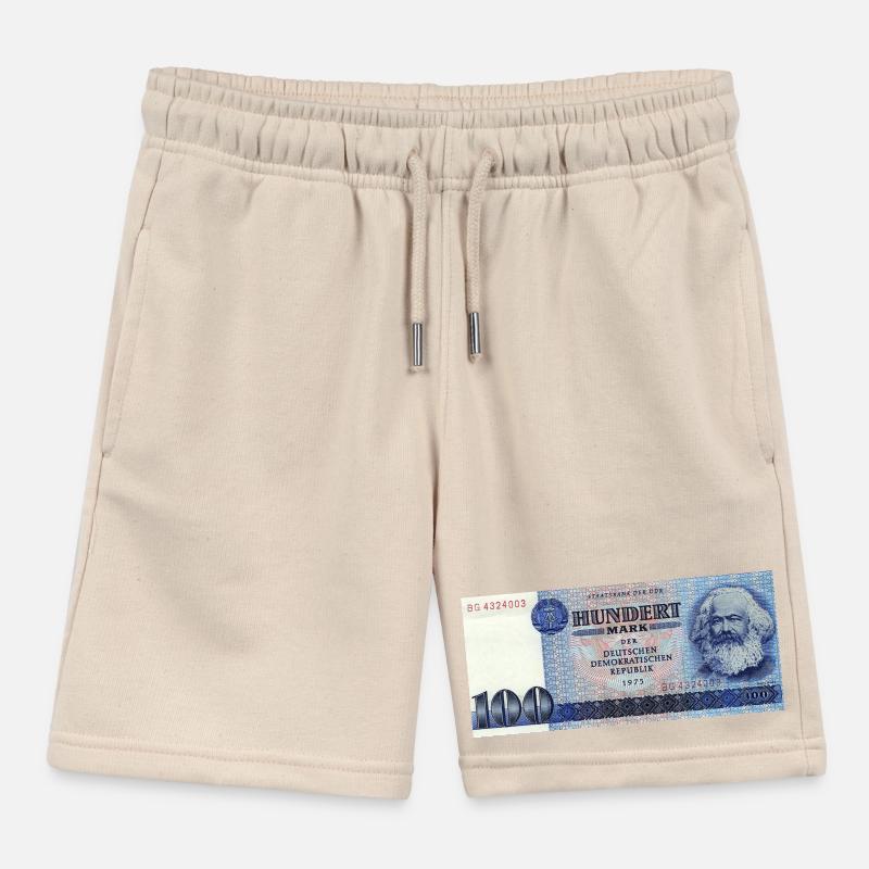 100 marks de la RDA Short de jogging enfant bio Stanley/Stella