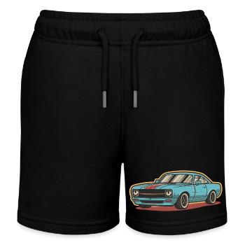 VOITURES - Short de jogging enfant bio Stanley/Stella - bleu marine - Devant