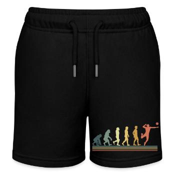 Evolution volleyball - Short de jogging enfant bio Stanley/Stella - bleu marine - Devant