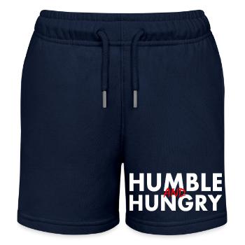 Humble and hungry - Kinder Organic Joggingshorts Mini Bolter von Stanley/Stella - Navy - Vorne