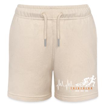 Triathlon triathlète sport triathlon - Short de jogging enfant bio Stanley/Stella - écru doux - Devant