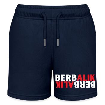INDONET Berbalik - Kids Organic Sweat Shorts by Stanley/Stella - navy - Front