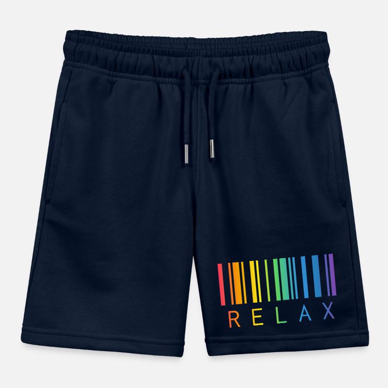 RELAX, CODE-BARRES, STRICHCODE Short de jogging enfant bio Stanley/Stella
