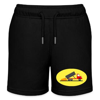 Camion - Short de jogging enfant bio Stanley/Stella - bleu marine - Devant