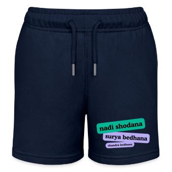pranayama - Short de jogging enfant bio Stanley/Stella - bleu marine - Devant